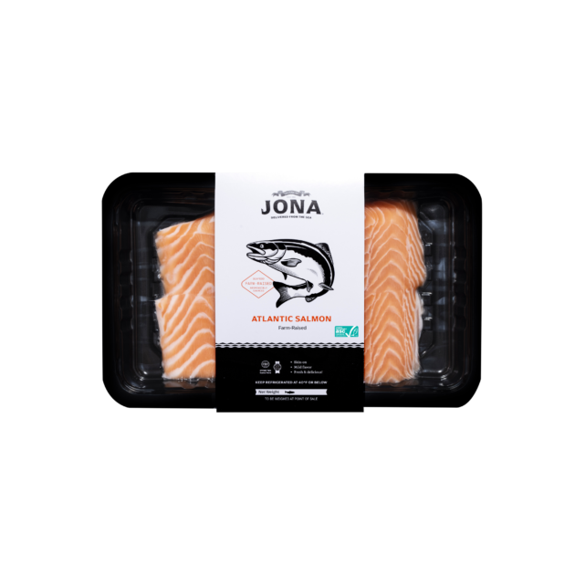 JONA Atlantic Salmon Filet Tray Packed