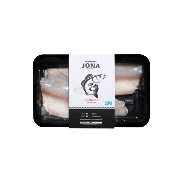 JONA Branzino Filet Tray Packed