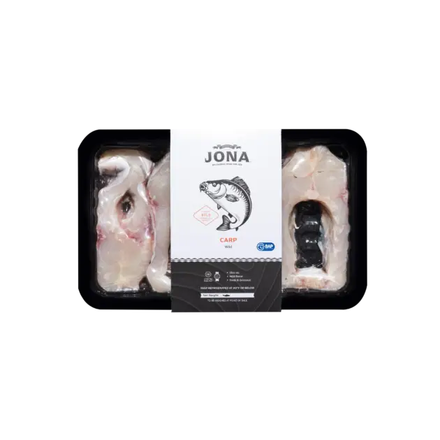 JONA Carp Steak Tray Packed