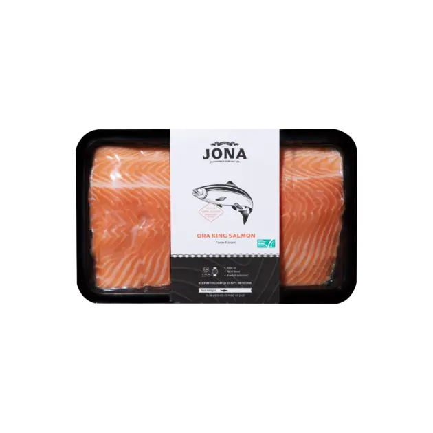 JONA Ora King Salmon Filet Tray Packed