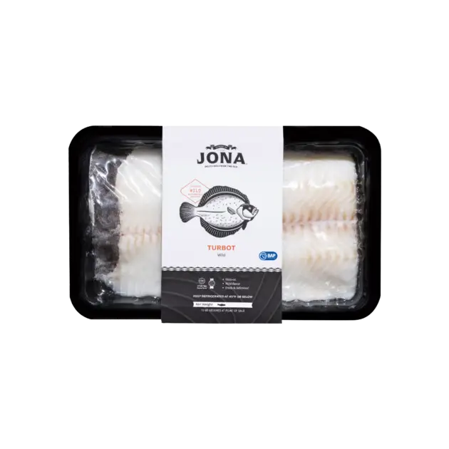 JONA Turbot Filet Tray Packed